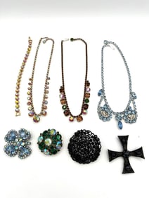 Group of Weiss Vintage Costume Jewelry