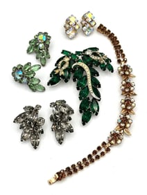 Group of Weiss Vintage Costume Jewelry