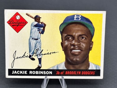 1955 Topps Jackie Robinson #50 Baseball Card
