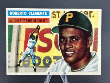 1956 Topps Roberto Clemente #33 Gray Back Baseball Card