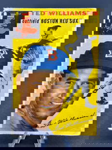 1954 Topps Ted Williams #250 Baseball Card: 1954 Topps Ted Williams #250 Baseball Card: