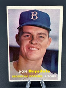 1957 Topps Don Drysdale #18 Baseball Card