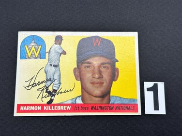 1955 Topps Harmon Killebrew #124 Baseball Card (#1)