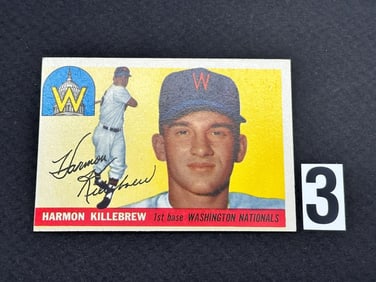 1955 Topps Harmon Killebrew #124 Baseball Card (#3)