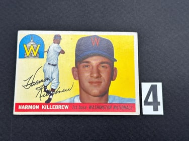 1955 Topps Harmon Killebrew #124 Baseball Card (#4)