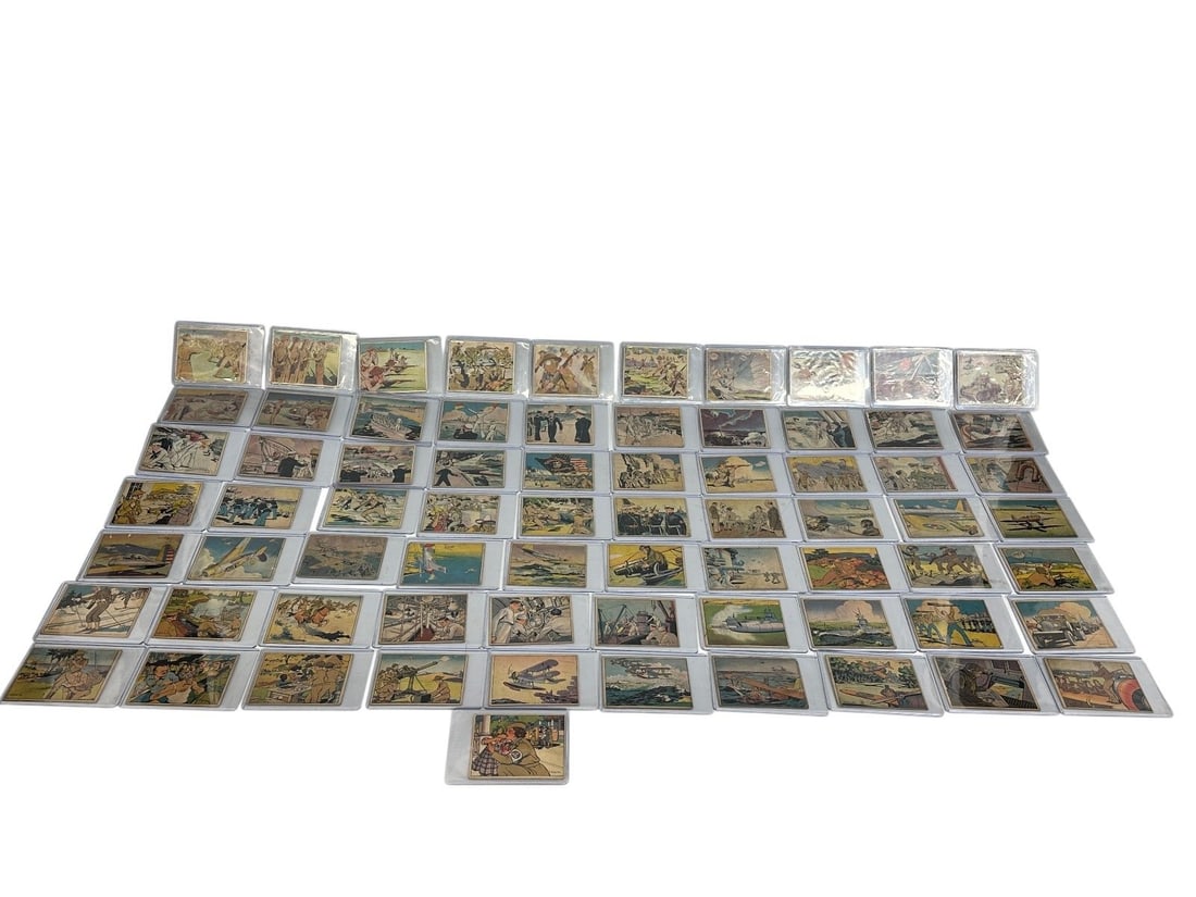 (70) 1941 Gum Inc. Uncle Sam R157 Non Sport Trading Cards (1 of 18)