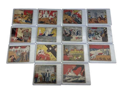 (14) 1938 Gum "Don't Let it Happen Over Here" R44 Non Sport Trading Cards