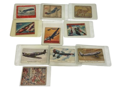 Group of Non Sport Trading Cards; 1930's and 1940's