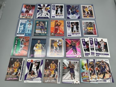(24) Lebron James Basketball Cards