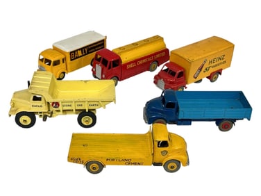 (6) 1950's Dinky Toys
