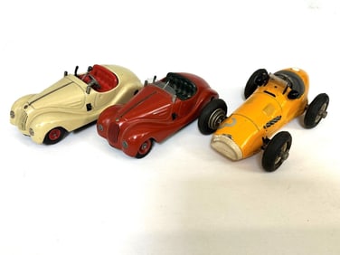 (3) 1950's Schuco Cars