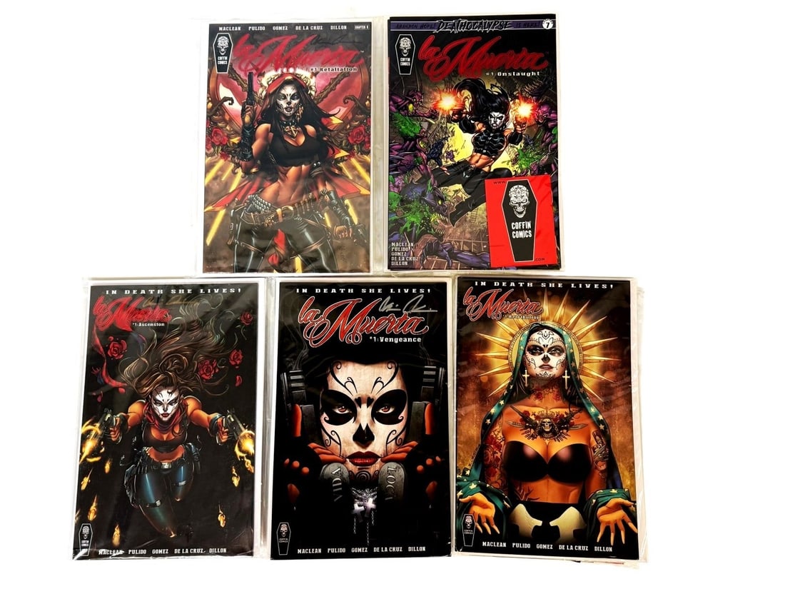 (#3) Signed La Muerta and Hell Witch Comic Books with Bonus Packs and More (1 of 17)