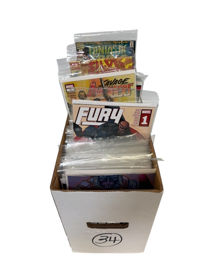 (#34) Fantastic Four, Silver Surfer, The Avengers and More Comic Book Group (1 of 1)