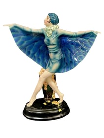 Goldscheider Figurine "Captured Bird, Butterfly Dancer"
