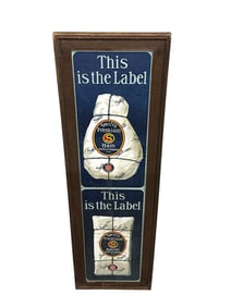 Swift's Premium Ham Advertising Sign in Original Frame