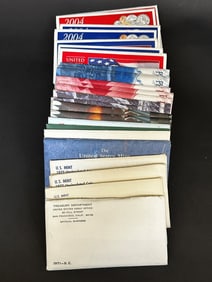 Group of Uncirculated Mint Sets 1971-2004
