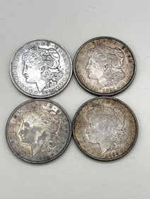 (4) 1921 Morgan Silver Dollars