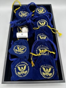 (10) $5 Rolls Ohio State Quarters Ohio Residents Only Restricted in Blue Commemorative Bags