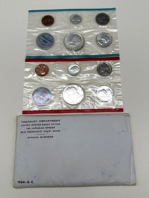 1964 Uncirculated P & D Proof Set