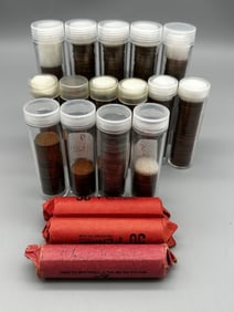 (732) Group of Wheat Pennies (41) 1943 Steel Pennies