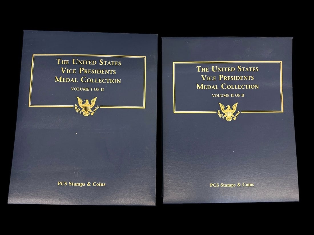 The US Vice Presidents Medal Collection in 2 Volumes (1 of 5)