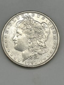 1891 Morgan Silver Dollar