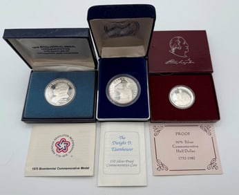 Group of Commemorative Silver Proof and Medals