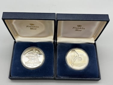 1971 & 1972 Olympic and Pan-American Games .925 Sterling Rounds