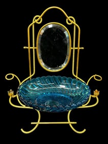 Baccarat Glass Dish Pocket Watch Stand