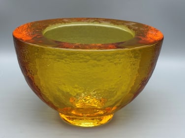 Fire and Light Art Glass Vase/Bowl