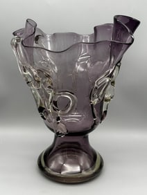 Artisan Blown Glass Vase