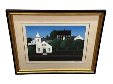 Theodore Jeremenko Serigraph "Old Church Street" H.C. 26/30 (not for sale)