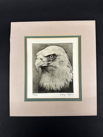 George Engle "Eagle" Etching