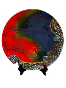 Michael Kifer Textured Clay Platter 20.5"