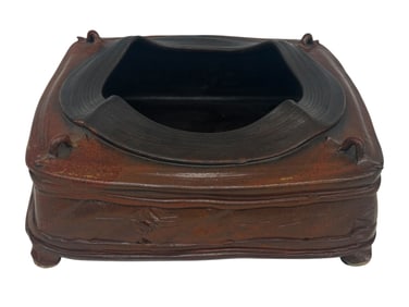 Art Nouveau Pottery Bonzai Flower Pot