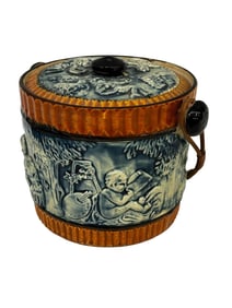 Majolica Biscuit/Ice Caddy Made in Japan