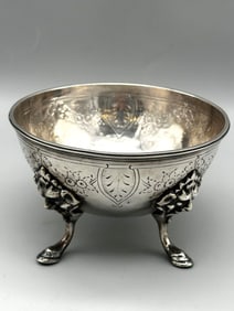 Sterling Silver Gargoyle Footed Wash Bowl Retailed Tiffany and Co.