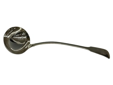 Sterling Silver Punch Bowl Ladle Thomas Dicks London 1825