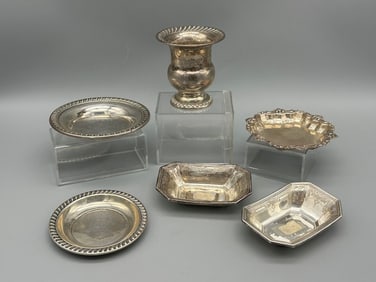 (6) Small Pieces Sterling Silver