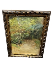 Watercolor Landscape Signed Deak- Ebner L.