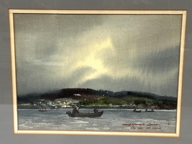 Watercolor Painting Lowen-Ellsworth Smith 1965