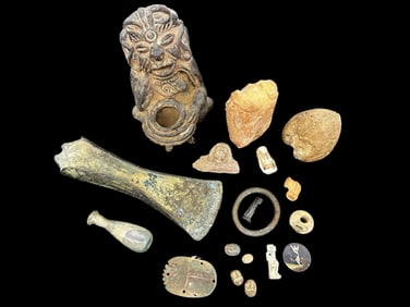 (18) Group of Primitive Collectibles