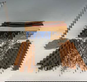 Vintage Pom Pom Aluminum Branch Holiday Tree