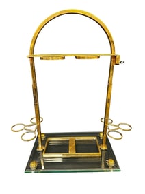 Spanish Brass & Crystal Tantalus