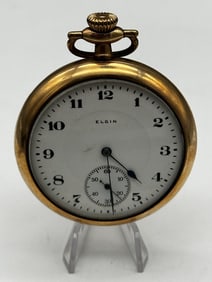 1919 Elgin Gold Filled 17 Jewel Pocket Watch