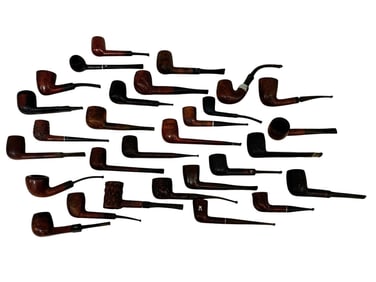 (29) Smoking Pipes; Royal Danish, Medico, GBD, Seville, Peterson, More