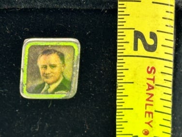 Miniature Franklin D. Roosevelt Campaign Pin