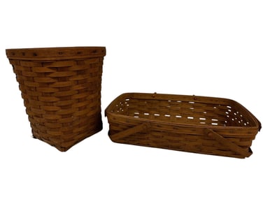 (2) Vintage Longaberger Baskets