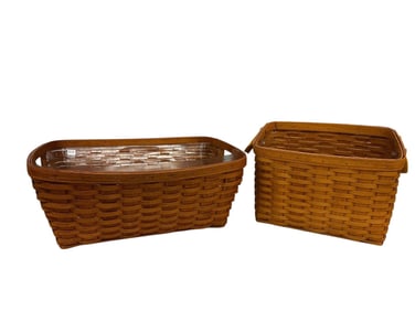 (2) Vintage Longaberger Baskets