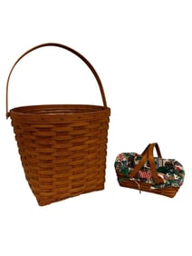(2) Vintage Longaberger Baskets